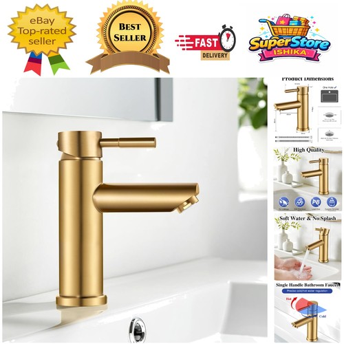 Elegant brushed gold - elegant, bathroom
