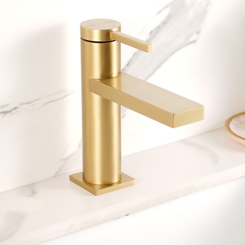 Brushed gold bathroom sink - brushed,